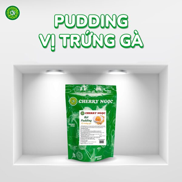 Bột pudding Cherry Ngọc vị trứng gà