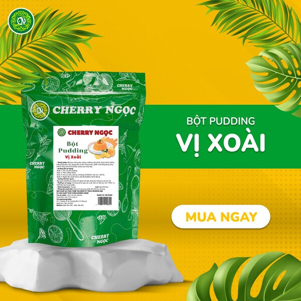 Bột pudding Cherry Ngọc vị xoài
