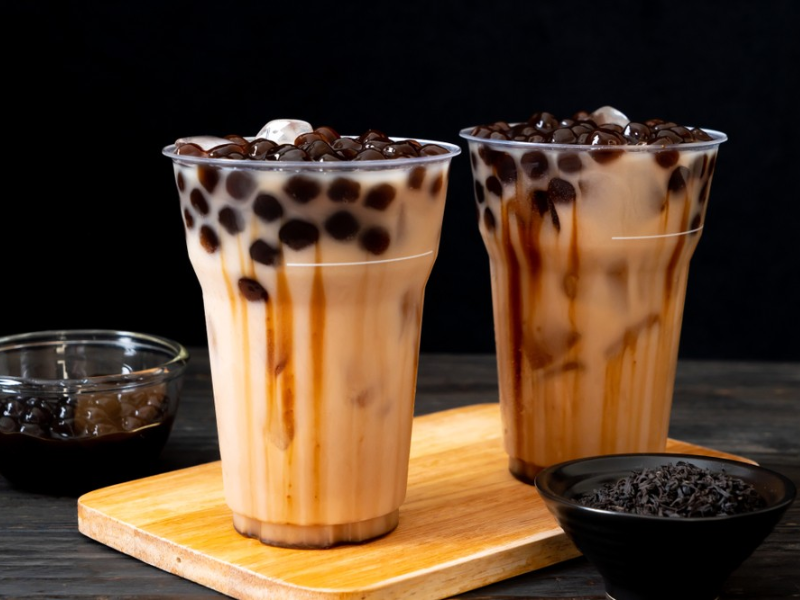 Nguyên liệu làm trà sữa ô long khá đơn giản