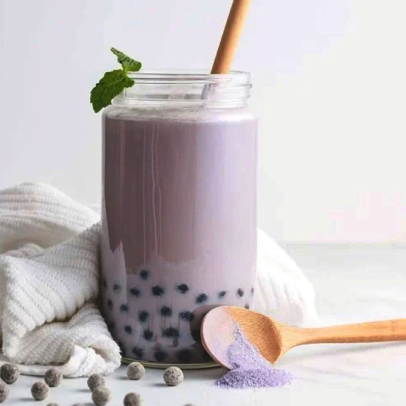 Trà sữa khoai môn lên màu đẹp