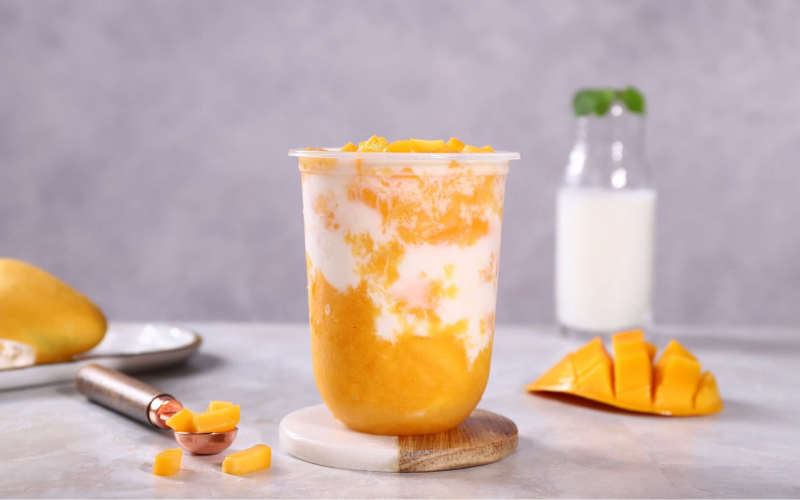 Bột trà sữa pha sẵn vị xoài cheese