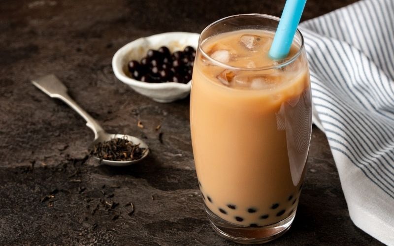 Trà sữa pha sẵn vị cà phê