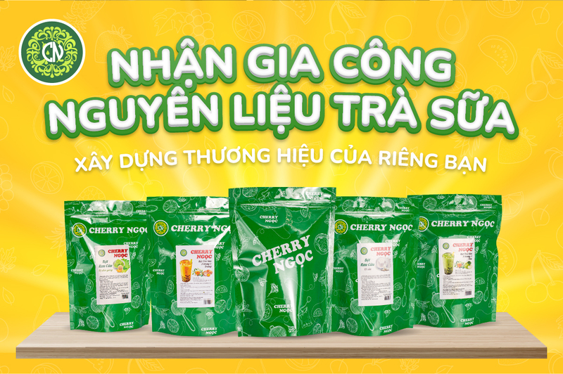Cherry Ngọc là đơn vị chuyên cung cấp nguyên lại làm trà sữa và trân châu chất lượng