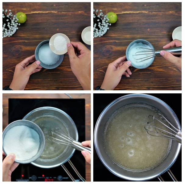 Các bước làm trân châu trắng 3Q