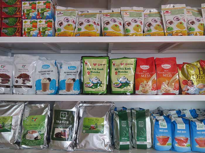 Bột trà sữa là yếu tố quan trọng nhất quyết định hương vị thơm ngon của sản phẩm