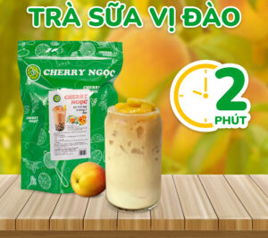 Bột trà sữa 3in1 Cherry Ngọc vị đào