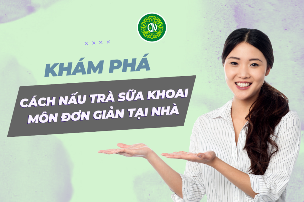 Khám phá công thức nấu trà sữa khoai môn đơn giản tại nhà